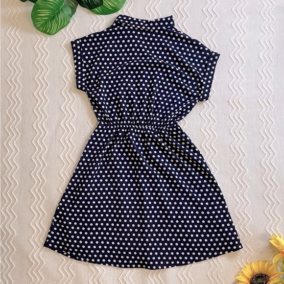 Monteau Womens Polka Dot Dress - Picture 2 of 5